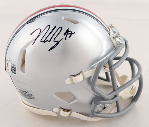 NICK BOSA AUTOGRAPHED OHIO STATE BUCKEYES SPEED MINI HELMET BECKETT