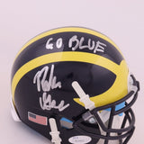 Rashan Gary Signed Michigan Wolverine Mini-Helmet (JSA COA) Green Bay Packers LB