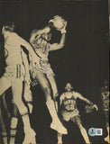 Bill Bridges Autographed 8x11 Magazine Page Photo Hawks Beckett QR #BP55317