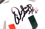 Warren Sapp Signed Miami Hurricanes Speed Mini Helmet w/ The U - Beckett W Holo