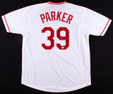 Dave Parker Signed White Cincinnati Reds Jersey (JSA COA) 1979 All Star Game MVP