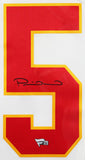 Chiefs Patrick Mahomes Signed White Nike Limited Framed Jersey Fanatics