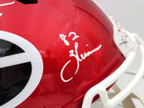 HERSCHEL WALKER AUTOGRAPHED GEORGIA FLASH FULL SIZE AUTH HELMET HEISMAN BECKETT