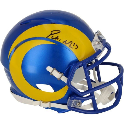 Puka Nacua Autographed Los Angeles Rams Speed Mini Helmet Fanatics