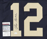 Roger Staubach Signed Navy Midshipmen Jersey (JSA COA) Dallas Cowboys 1969-1979