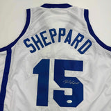 Autographed/Signed Reed Sheppard Kentucky White College Jersey PSA COA