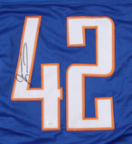 Jevon Kearse Signed Florida Gators The Freak Jersey (JSA COA) 3xPro Bowl D.E.