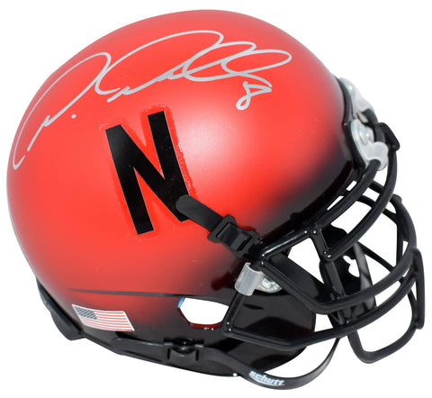 AMEER ABDULLAH SIGNED NEBRASKA CORNHUSKERS RED MINI HELMET COA