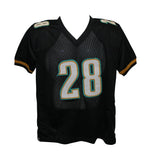 Fred Taylor Autographed/Signed Pro Style Black XL Jersey BAS 31170