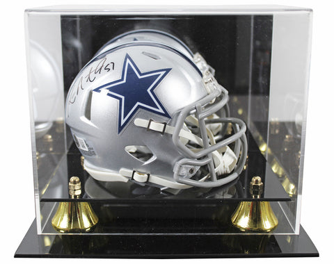 Cowboys Ken Norton Jr. Authentic Signed Speed Mini Helmet W/ Case BAS Witnessed