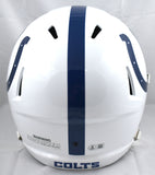 Edgerrin James Autographed Indianapolis Colts F/S Speed Helmet- Beckett W Holo