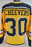 Gerry Cheevers Signed Boston Bruin Jersey (JSA COA) Hall of Fame 1985 Goaltender