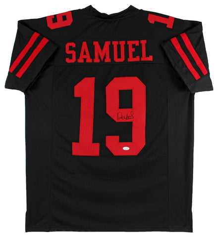 Deebo Samuel Authentic Signed Black Pro Style Jersey Autographed JSA Witness