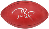 TOM BRADY AUTOGRAPHED NFL SB LIII LOGO FOOTBALL BUCCANEERS FANATICS 202347