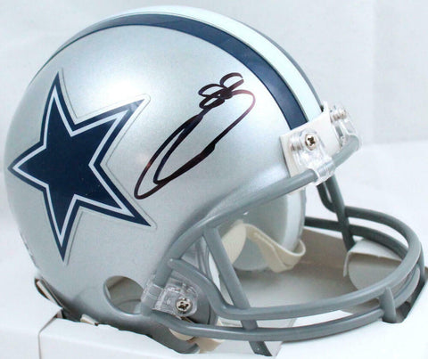 CeeDee Lamb Autographed Dallas Cowboys Mini Helmet - Fanatics Auth *Black