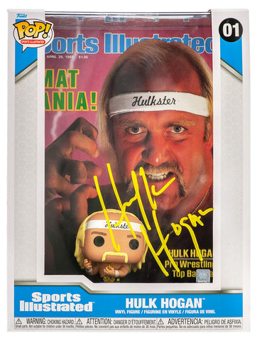 Hulk Hogan Signed SI April 29, 1985 Magazine Cover Funko Pop Doll #01 -(SS COA)