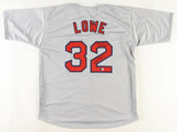 Derek Lowe Signed Boston Red Sox Road Jersey Inscribed "04 W.S CHAMPS" (Beckett)