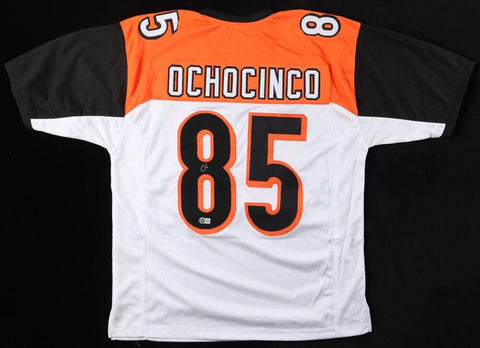 Chad "Ochocinco" Johnson Signed Cincinnati Bengals Jersey (Beckett) 6xPro Bowl