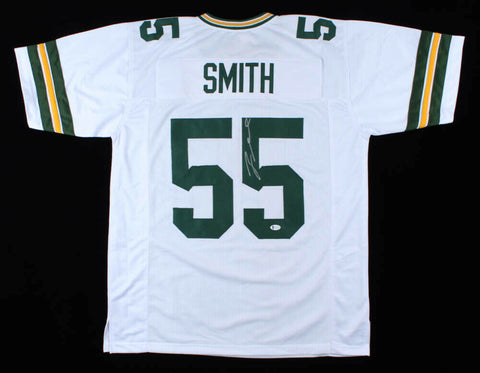 Za'Darius Smith Signed Green Bay Packers White Jersey (Beckett Witness COA)