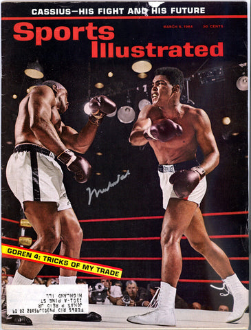 Muhammad Ali Autographed Sports Illustrated Magazine Gem Mint 10 PSA/DNA AA07079