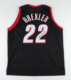 Clyde Drexler Signed Portland Trail Blazer Rip City Jersey (JSA COA) 10xAll Star