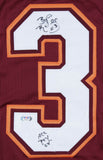 Bryan Randall Signed Virginia Tech Hokies Jersey PSA Holo/ ACC Player Year 2004