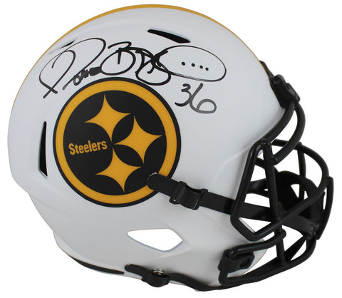 Steelers Jerome Bettis Signed Lunar Full Size Speed Rep Helmet BAS Witnessed