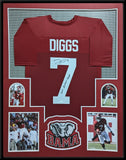 FRAMED ALABAMA CRIMSON TIDE STEPHON DIGGS AUTOGRAPHED SIGNED JERSEY JSA COA