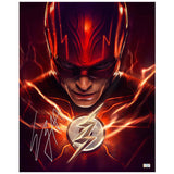 Ezra Miller Autographed 2023 The Flash Crimson Comet 16x20 Photo