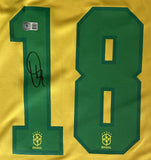 Vinicius Junior Signed Brazil Soccer Jersey BAS