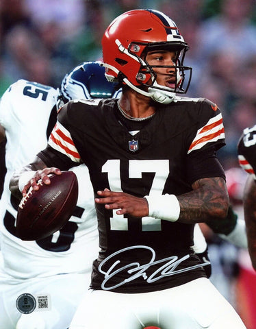 DORIAN THOMPSON-ROBINSON SIGNED CLEVELAND BROWNS 8x10 PHOTO BECKETT