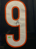 Jim McMahon Signed Bears 36" x 39" Custom Framed Jersey (Schwartz COA) Punky QB