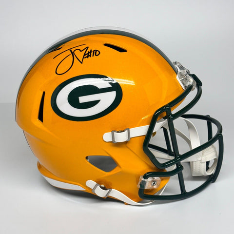 Jordan Love Autographed Signed Green Bay Packers FS Replica Helmet Beckett