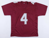 Anquan Boldin Signed Florida State Seminoles Jersey 99 National Champs (JSA COA)