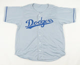 Steve Garvey Signed Los Angeles Dodgers Gray Road Jersey (JSA) 1981 W.S Champion