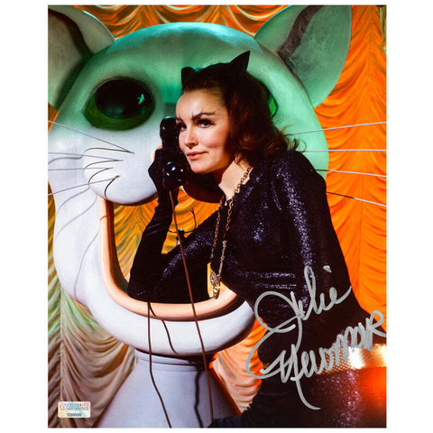 Julie Newmar Autographed Batman Catwoman's Lair 8x10 Photo