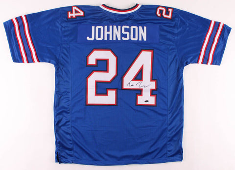 Taron Johnson Signed Buffalo Bills Jersey (Playball Ink Holo) 2018 4th Rounder