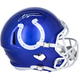 Jonathan Taylor Autographed Colts Flash Full Size Speed Helmet Fanatics