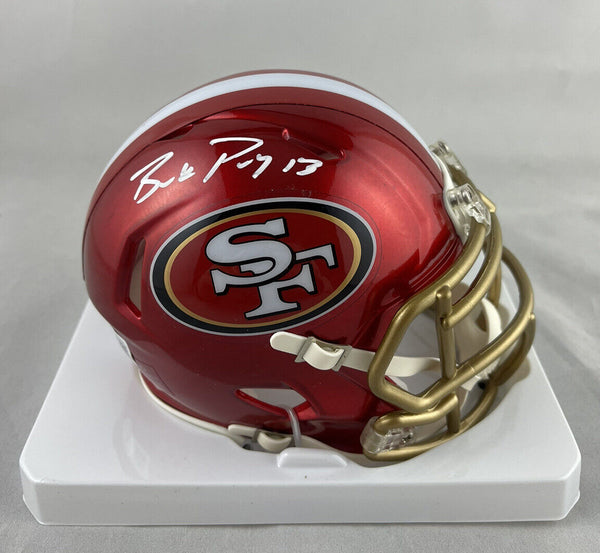 BROCK PURDY SIGNED 49ERS FULL SIZE SPEED AUTHENTIC HELMET BAS WITNESS COA