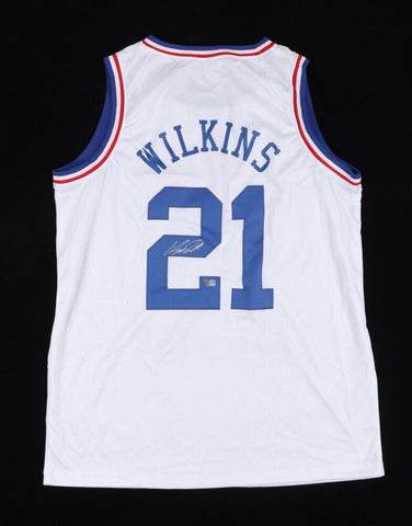 Dominique Wilkins Signed 1987 All Star Game Jersey (Steiner) Atlanta Hawks Frwrd