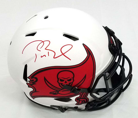 Tom Brady Signed Tampa Bay Buccaneers Lunar Eclipse Authentic Helmet Fanatics