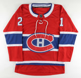 Brian Gionta Signed Montreal Canadiens Jersey Inscribed "Go Habs Go!" (JSA COA)