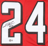 Devonta Freeman Signed Atlanta Falcons Jersey (Beckett) 2xPro Bowl Running Back