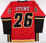 Michael Stone Signed Calgary Flames Jersey (Beckett COA) Career 2010-2023