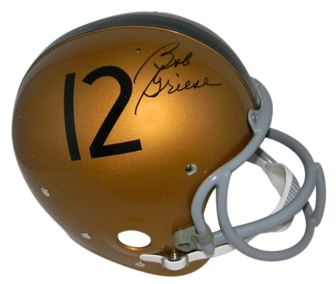 BOB GRIESE AUTOGRAPHED SIGNED PURDUE BOILERMAKERS AUTHENTIC THROWBACK HELMET