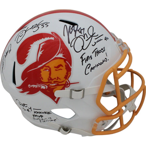 Super Bowl 37 Autographed Tampa Bay Buccaneers F/S TB Helmet HOF Beckett 48026