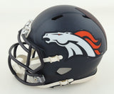 Audric Estime Signed Denver Broncos Mini Helmet (Beckett) Ex Notre Dame R.B.