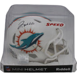 Jaylen Waddle Autographed/Signed Miami Dolphins Speed Mini Helmet FAN 46797