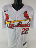 Jack Clark 5xInscribed & Signed St. Louis Cardinal Nike MLB style Jersey JSA COA