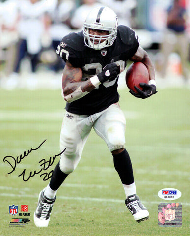 DARREN MCFADDEN AUTOGRAPHED SIGNED 8X10 PHOTO OAKLAND RAIDERS PSA/DNA 76059